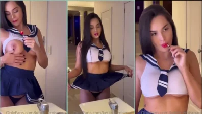 Ketlin Groisman dressed in high school