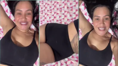 Putaria with Alessandra Marques straightening in bed