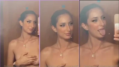 A video of the influencer Patricia Castillo naked on the net fell
