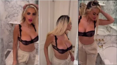 Anto Pane Sensuading in the Bathroom