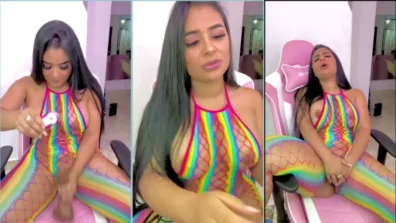 Check out Michelarango3 sitting on the open leg chair, masturbating