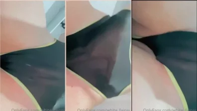 Kerolay Chaves with his hand inside her panties