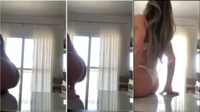 White lingerie tatuaane having fun at bitching