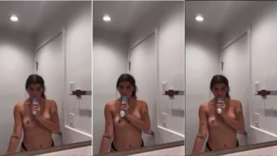 Ariel Kytsya swallowing dildo at bitching