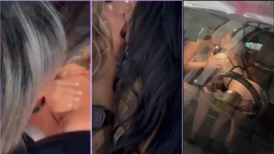 Isabella swollows and her friends fucking in the car