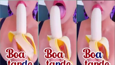 Video Privacy Camila eating banana sexy