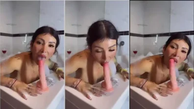 Adrianafitness1 sucking very tasty the rubber roll