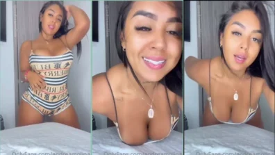 Brunette Andreamolina showing off your beautiful ass