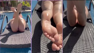 White Fairy Hot Taking Sun