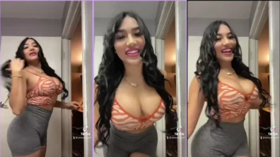 Sandra Aurey from Short Legg dancing in the room