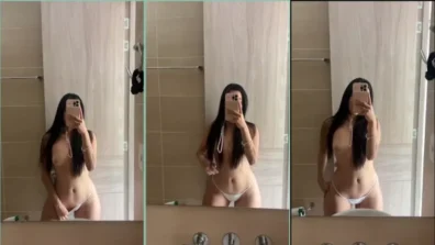 Karen Sedano Enjoy the bathroom to film naked