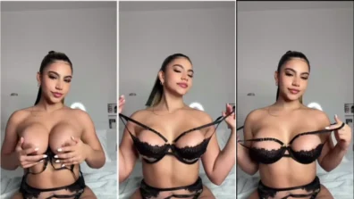 Laura Vanegas breasts are huge