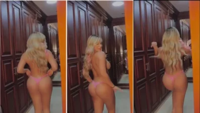 Laura Vanegas showed the beautiful teats