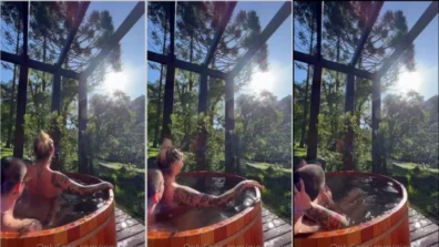 Giovanna Gassini in the hot tub fucking with gifted