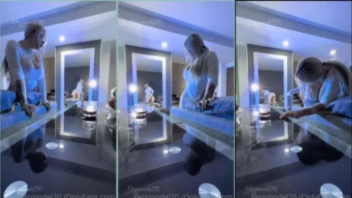 Hot nia orozco busty in the mirror showing off