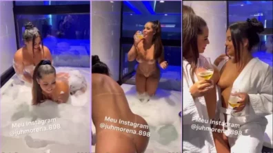 Juh brunette very naughty naked in hydro with her friend