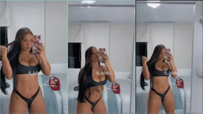 Lisbethoficial in front of the mirror all naughty