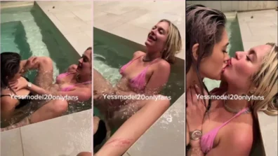 Nia orozco in the lesbian video in the water