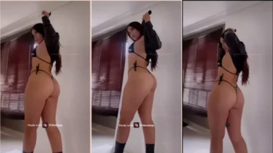 Andrea Gomez Rabuda in naked rehearsal being photographed