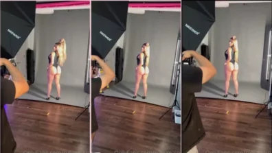 Ruby Main bitch from Onlyfans being photographed