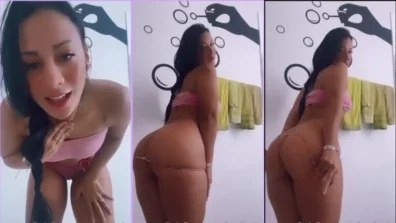 Video with La Divak lowering the panties