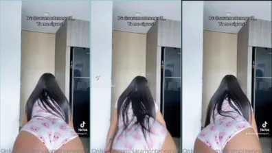 Sara Montenegro wakes up and moves her delicious ass