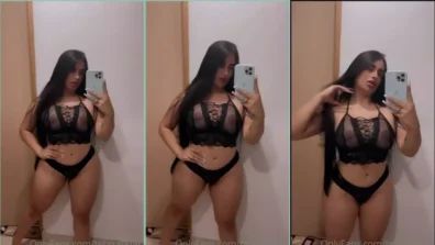Brunette mackerel estefania salazar proving sensually
