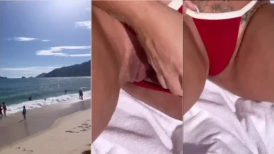 Francis Simas a hot horny on the beach