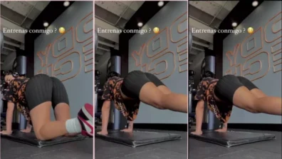 Natalia Torres showing her daily life at the gym