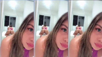 Duda Lopes Privacy on all fours in the mirror recording rabet