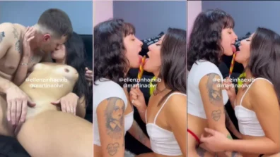 EllenzinhaExib and Martina Olvr fucking with the gifted