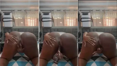 Karen Vasquez naked with vibrator in his pussy